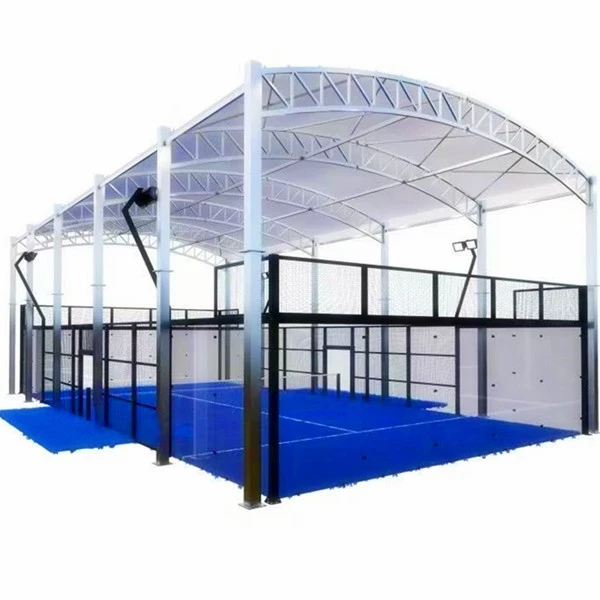 padel court with cover